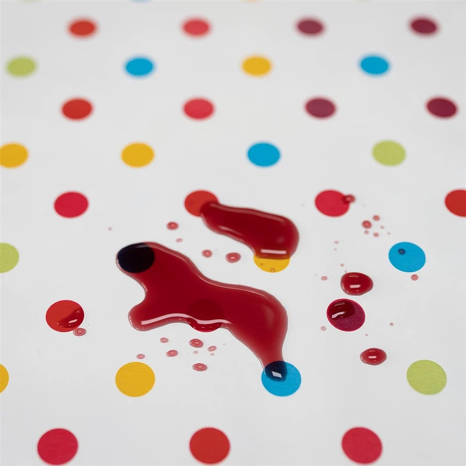 rolled table covering