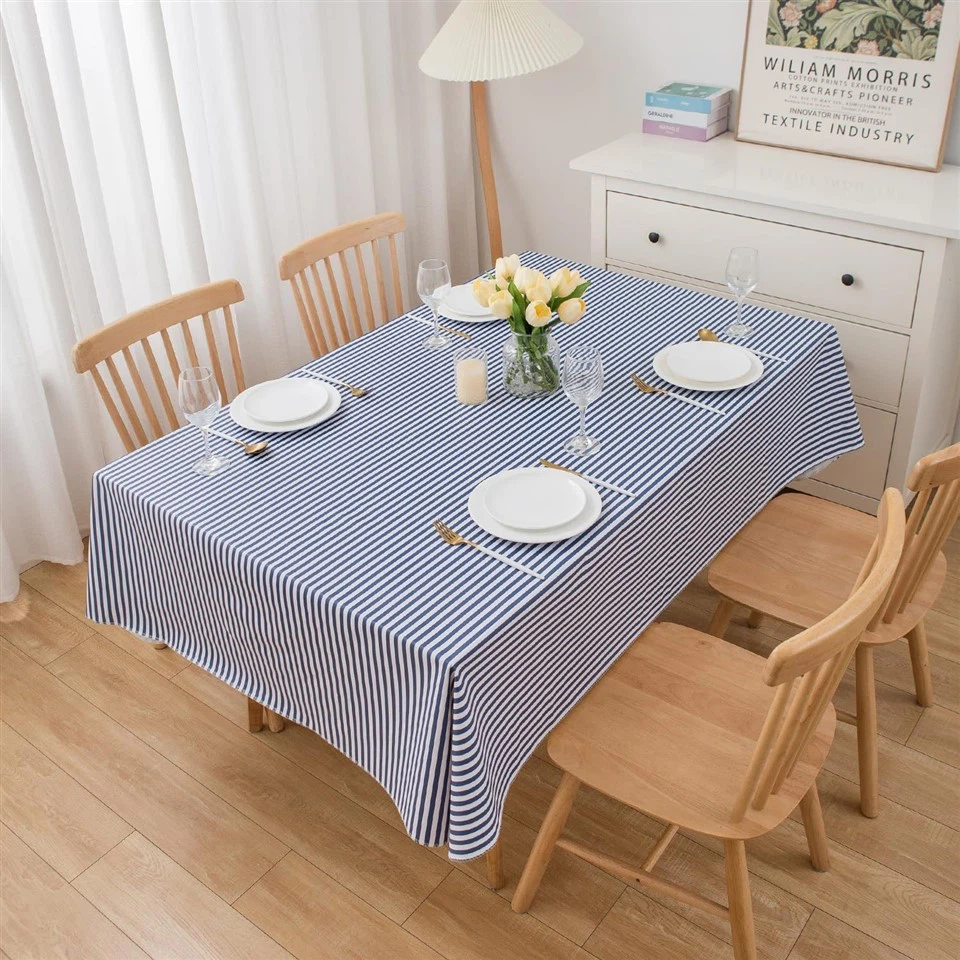 rolled table covering